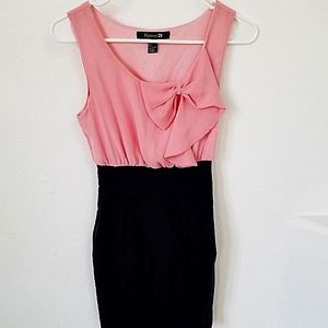 Forever 21 Pink N Black Now Dress